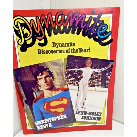 Dynamite Magazine Christopher Reeve Cover Issue No 59 1979 VGUC - Picture 1 of 15